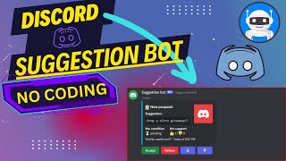 Create Your Own Discord Suggestion Bot Without Coding  2024 [upl. by Kado849]