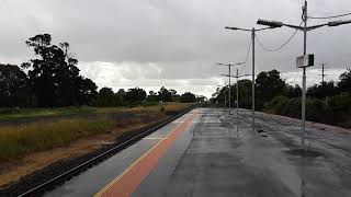 Vline Train At Tynong Doing 160kmh 100mph [upl. by Aihsram219]