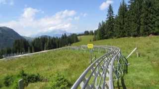 Sommerrodelbahn Fieberbrunn Alpine Coaster [upl. by Anaher575]