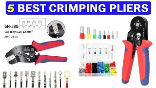 New Best Crimping Tool  Top 5 Best Crimping Pliers 2024 [upl. by Lu376]