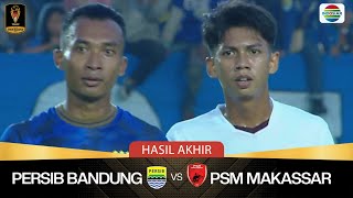 Hasil Akhir Pertandingan  Persib Bandung vs PSM Makassar  Piala Presiden 2024 [upl. by Haeluj]