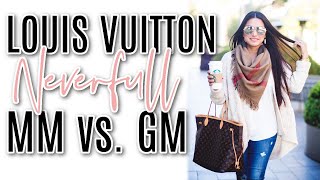 Louis Vuitton Neverfull MM VS GM [upl. by Fia]