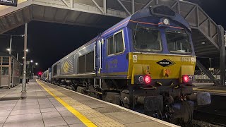 Colas class 66’s are seen leaving Trowbridge on RHTT Duties [upl. by Jarl]