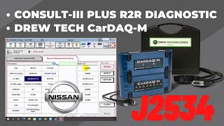 DREW TECH CarDAQM  NISSAN CONSULTIII PLUS R2R DIAGNOSTIC SOFTWARE [upl. by Westland570]