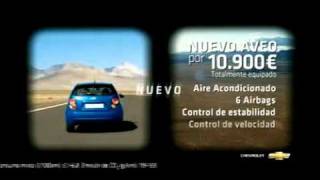 Nuevo Chevrolet Aveo 2011  Anuncio TV [upl. by Ylrahc]