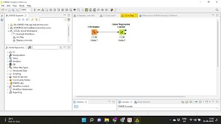 Linear Regression with KNIME [upl. by Frick417]