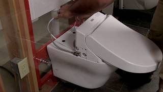 Installing the C200 Connect Dshape Washlet [upl. by Irem]