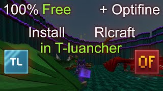 How to download  install Rlcraft any version  Optifine and the best settings [upl. by Bael]