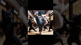 Karate cat subscribe to my channel shorts cat cute catlover cutecat kitten [upl. by Aneel446]