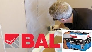 How to Waterproof your Shower Walls the Proper Way with BAL Tanking [upl. by Niltyak]