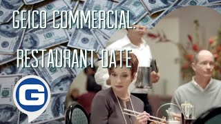 GEICO KASH Commercial  Restaurant Date 💵🥘 2008 [upl. by Carol-Jean142]