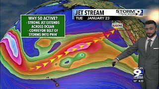 Evening Weathercast January 23 Wet weather returns for Wednesday morning but not a washout the [upl. by Ricker]