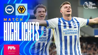 HIGHLIGHTS  Brighton v Wolves  Premier League [upl. by Moule772]