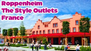 4K  Roppenheim The Style Outlets  Shopping Center in Strasburg France [upl. by Stephania]