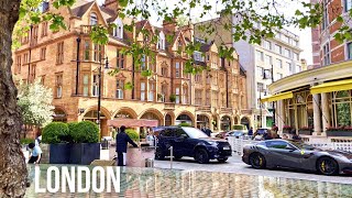 Walking the most Expensive Areas of London  Mayfair  London Walking Tour 4K [upl. by Fayina]