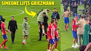 ATLÉTICO MADRID CRAZY CELEBRATION AFTER WIN AGAINST INTER MILAN [upl. by Atires]