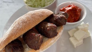 Simple but delicious ČevapiCevapi recipe  how to make cook and serve balkanski recept [upl. by Nnyletak]