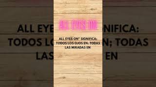 Las FRASES CLAVE del INGLÉS All Out All Eyes On [upl. by Ellan342]