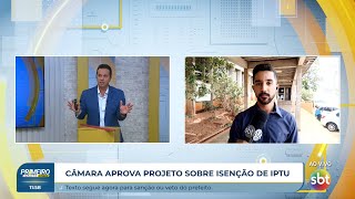 Câmara aprova projeto de isenção de IPTU para aposentados em Rio Preto [upl. by Sremlahc]