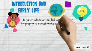 How to Write a Biography for kids [upl. by Ahselef4]