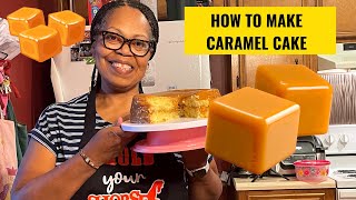 HOW TO MAKE A HOMEMADE CARAMEL CAKE🍰EricandTeresa HomemadeCake HomemadeCaramelIcing CaramelCake [upl. by Pierro760]