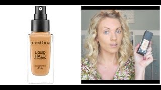 ❤ NEW Smashbox Liquid Halo HD Foundation First Impressions amp Demo ❤ [upl. by Libys199]