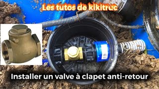 Installer une valve à clapet antiretour [upl. by Rubens290]