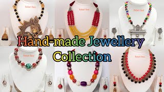 Handmade Jewellery Collection  Chemical and glass pearl beads  Oxidized  Bahari Saaj [upl. by Vowel]