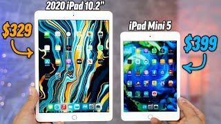 2020 iPad 102inch vs iPad Mini 5  Best Budget iPad 🤔 [upl. by Reisch]