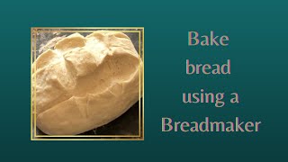 Breadmaker improved loaf Taking out kneeding paddles [upl. by Eelan]