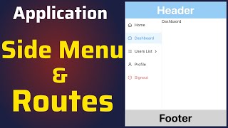 App Side Menu with Routes using Ant Design Menu and React Router DOM in ReactJS  Side Bar Tutorial [upl. by Iago946]