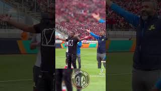 Wydad Casablanca fans sing for Rhulani Mokwena sundowns [upl. by Ojillek]