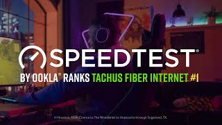 Tachus Fiber Internet Tops Ooklas Latency Test [upl. by Awuhsoj]