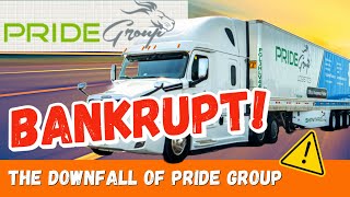 PRIDE GROUP Going Under  Yet Another Trucking Bankruptcy [upl. by Alvar]