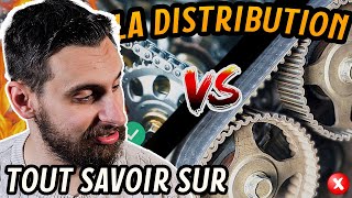 TOUT SAVOIR SUR LA DISTRIBUTION  CHAINE OU COURROIE [upl. by Akihsan]