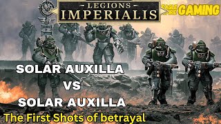 Legions Imperialis Battle Report Solar VS Solar our first game [upl. by Ylrebme]