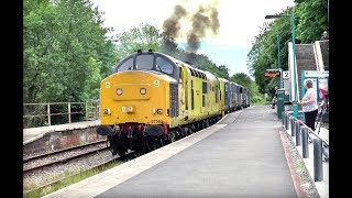 Colas Rails 97304 John Tiley HOW Line with a Weed Killing Train 22052019 [upl. by Dewitt]