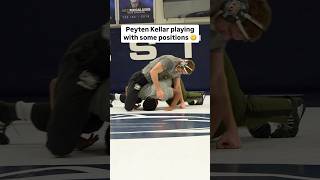 Peyten Kellar doing some play wrestling before the 2024 NWCA AllStar Classic [upl. by Eicak]