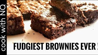 BROWNIES  the FUDGIEST BROWNIES EVER [upl. by Tneicniv]