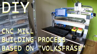 DIY  Time Lapse  Making my own version of the CNC Mill Volksfräse [upl. by Esirehc559]