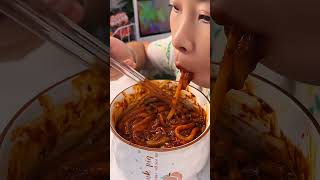 best big noodles so spicy and tastyfood packaging noodles asmr [upl. by Laurette]