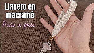 ⭐Tutorial de LLAVEROS en MACRAMÉ fáciles y paso a paso DIY LLAVEROS [upl. by Adnohr]