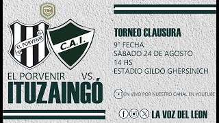 El Porvenir vs ITUZAINGÓ EN VIVO  9° FECHA Primera C Torneo Clausura 2024 [upl. by Lean]