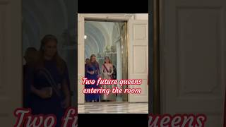 Two future queens The Princess of Orange and the Duchess of Brabant [upl. by Kendrah]