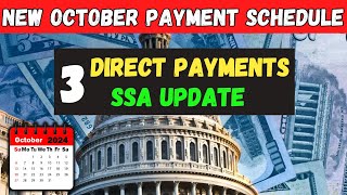 quotEXCITING NEWS SSA Announces October Payment Schedule – 3 Direct Payments Awaitquot [upl. by Cliff]