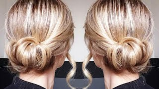 Chignon Chic Facile  Astuce avec une tresse  AngeliaHair [upl. by Ellersick263]