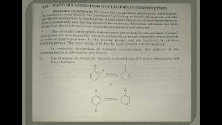 Factors Affecting Aromatic Nucleophilic Substitution Reactions [upl. by Rind]