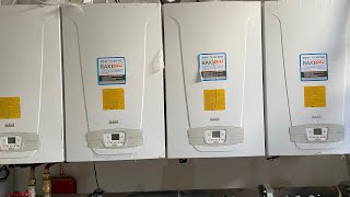 Baxi Dup Tec Mp Cascada de 4 cazane Cascade How to instal multiple gas boiler [upl. by Erialb]