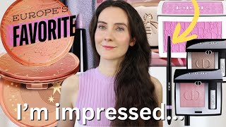 UNEXPECTED  I tried EUROPE’S FAVORITE bronzer amp Dior Lilac eyeliner  New Mono eyeshadows [upl. by Sadoff]