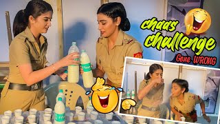 ButterMilk Chaas Challenge On Set Gone Wrong [upl. by Turpin]